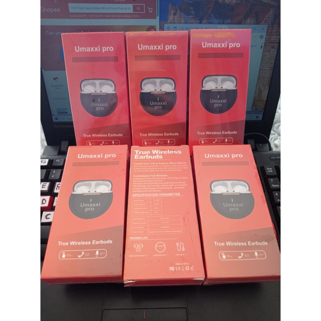 Tws / Headset bluetooth umaxxi pro J7 full bass