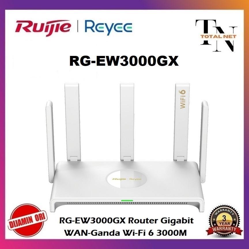 Ruijie RG-EW3000GX Wi-Fi 6 Dual-band Gigabit Mesh Reyee Router RG EW3000GX EW3000