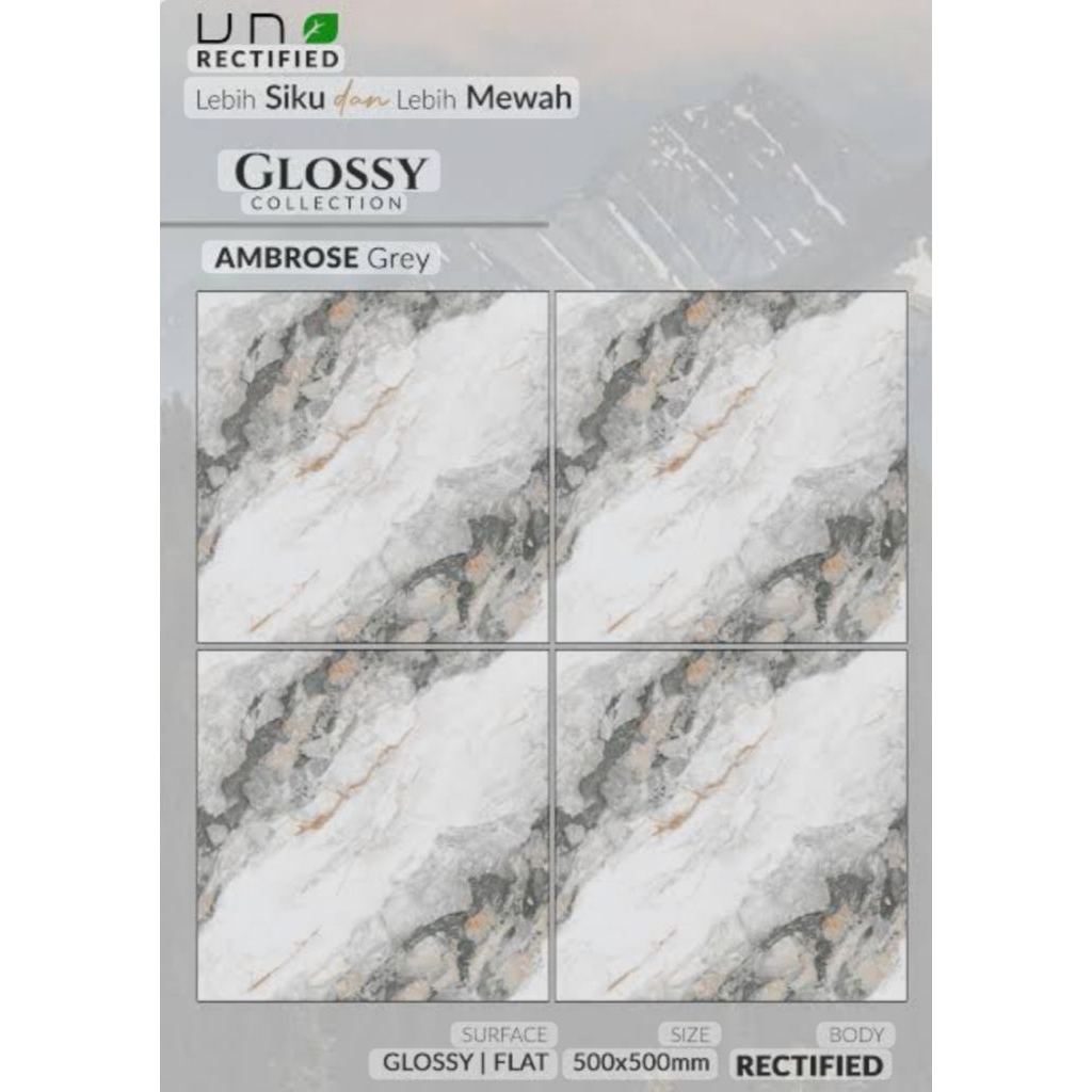 KERAMIK LANTAI AMBROSE GREY 50X50