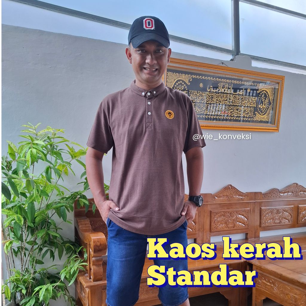 KAOS ORIGINAL URGAN/KAOS KERAH/URGAN/ALL SIZE/KAOS KERAH PENDEK STANDAR