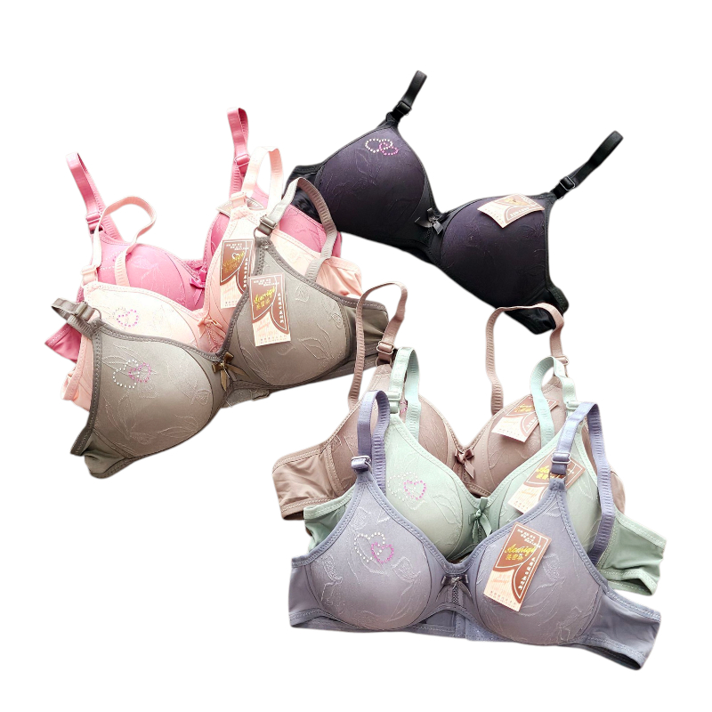 bra busa cup  kecil bh abg emboss size 34 - 38