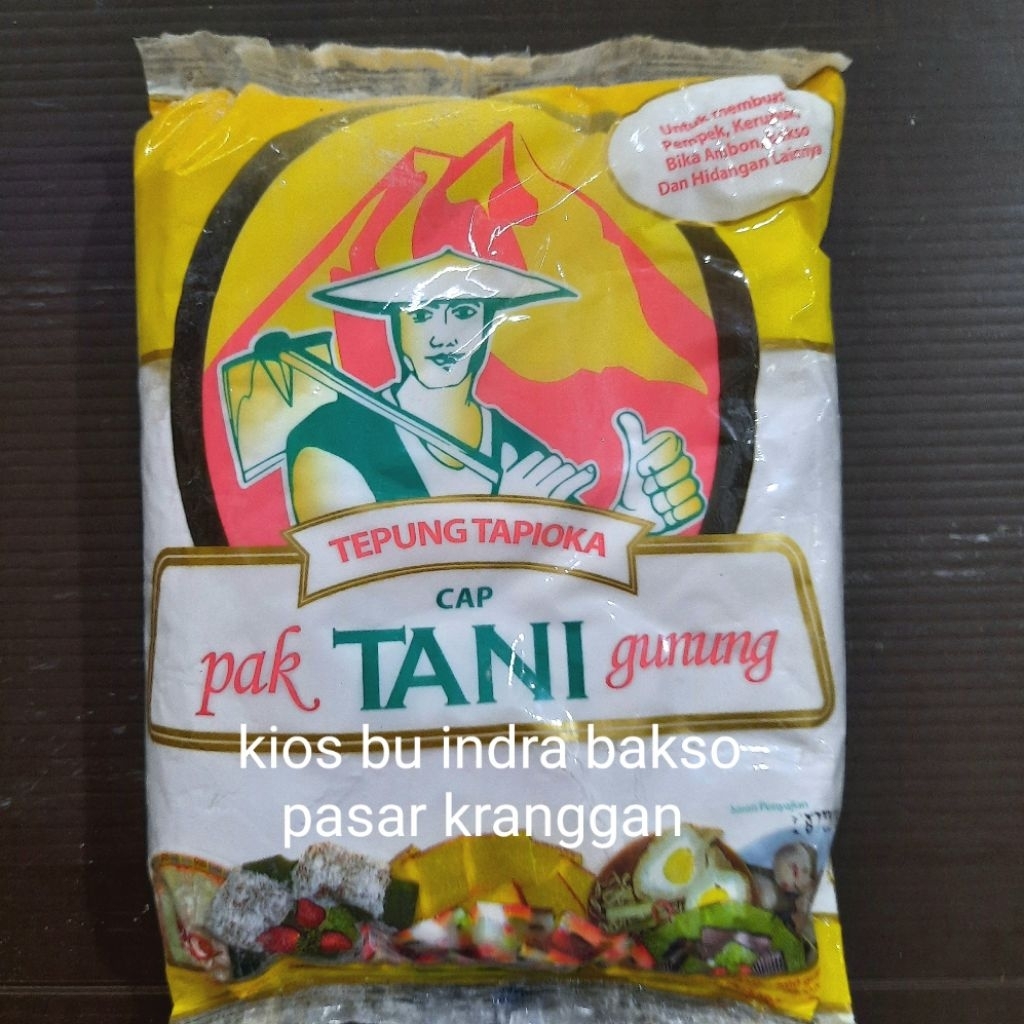 

tepung tapioka kanji 500 gr pak tani gunung rose brand