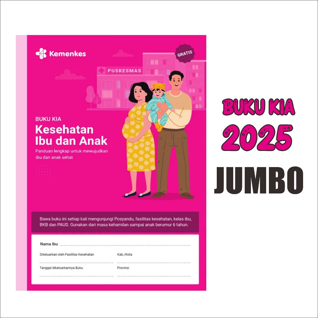 buku KIA terbaru 2025, buku pink buku hamil