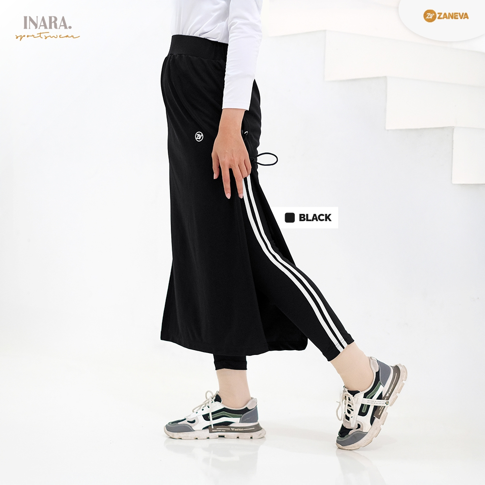 ZANEVA SPORTWEAR ORI - Inara Legging Rok Panjang Sporty ll Sandrine, Cecile Modis, Adem & Nyaman