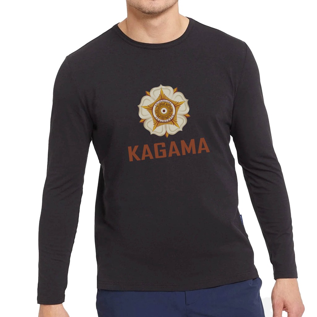 Kaos T-Shirt Lengan Panjang KAGAMA Universitas Gadjah Mada UGM Cotton Combad Premium T-SHIRT