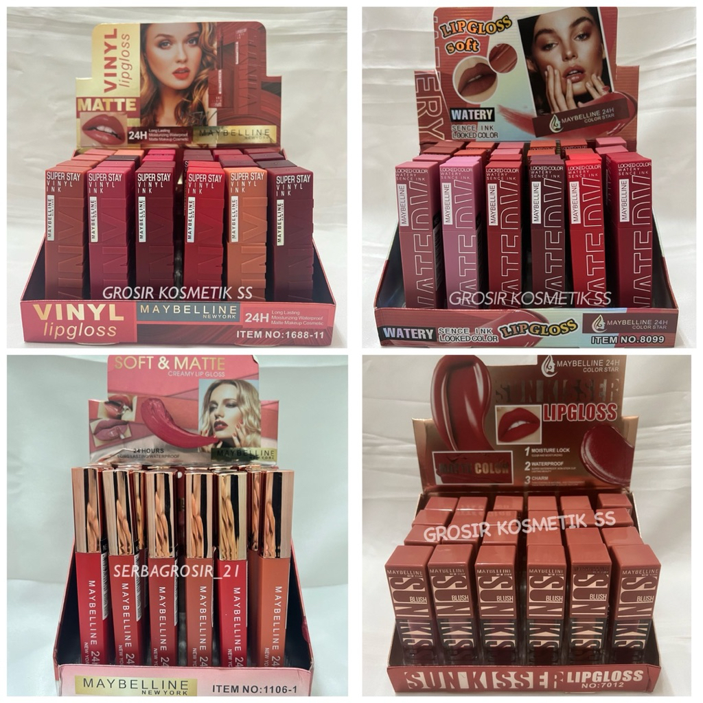 [LUSINAN] Lipgloss / Lipcream Maybelline Matte Vinyl 24H Longlasting