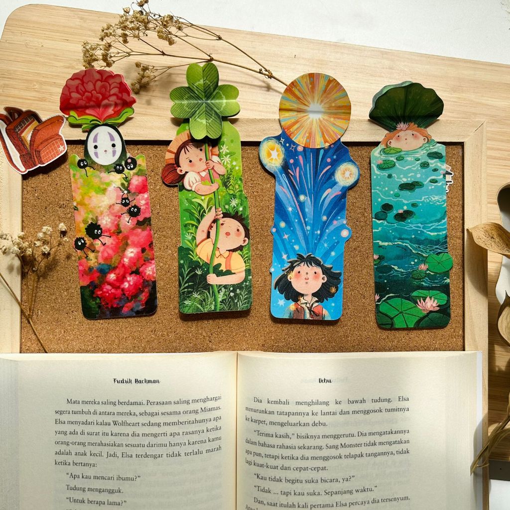 

Ghibli semi 3D Bookmark
