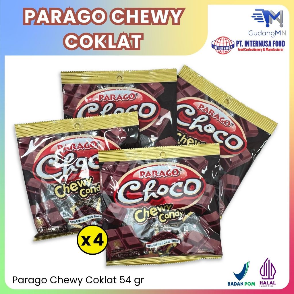 

Permen Parago Chewy Coklat 54 gr . 1 pack (20 pcs)