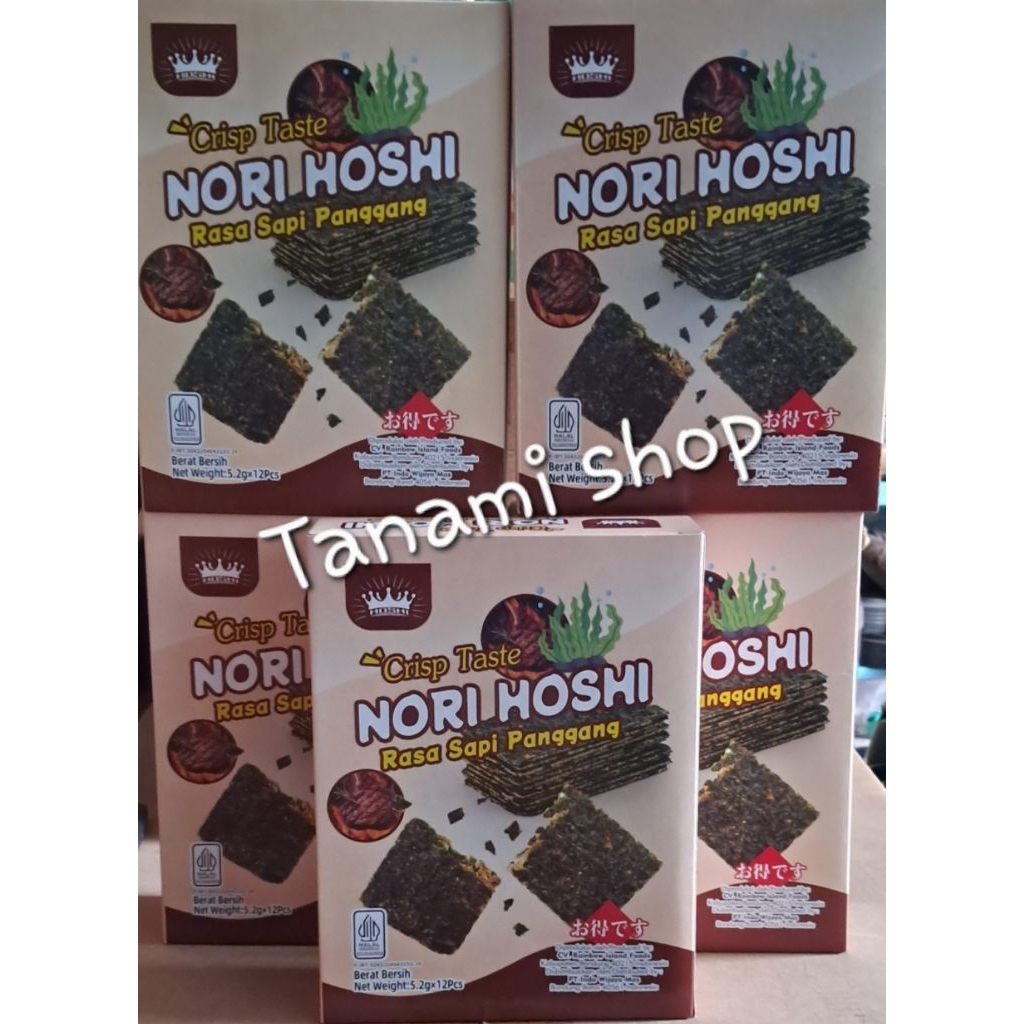 

Nori Hoshi Sapi Panggang 1box isi 12pcs