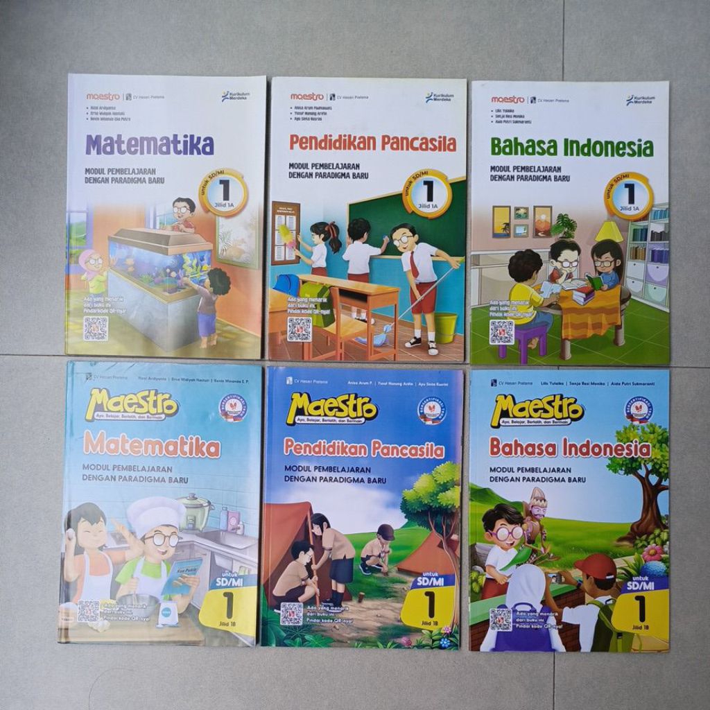 LKS MAESTRO SD Kelas 1. (semester 1 & 2). kurikulum Merdeka.