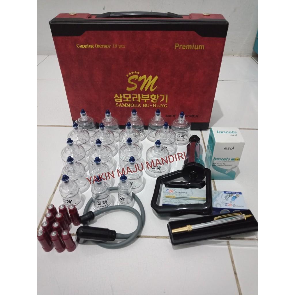 Termurah Paket Alat Bekam Sammora Isi 19 Cup Premium Komplit Pena Dan Jarum