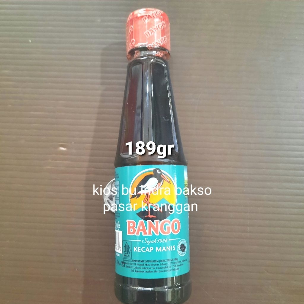 

bango botol 189 gr kecap manis sweet
