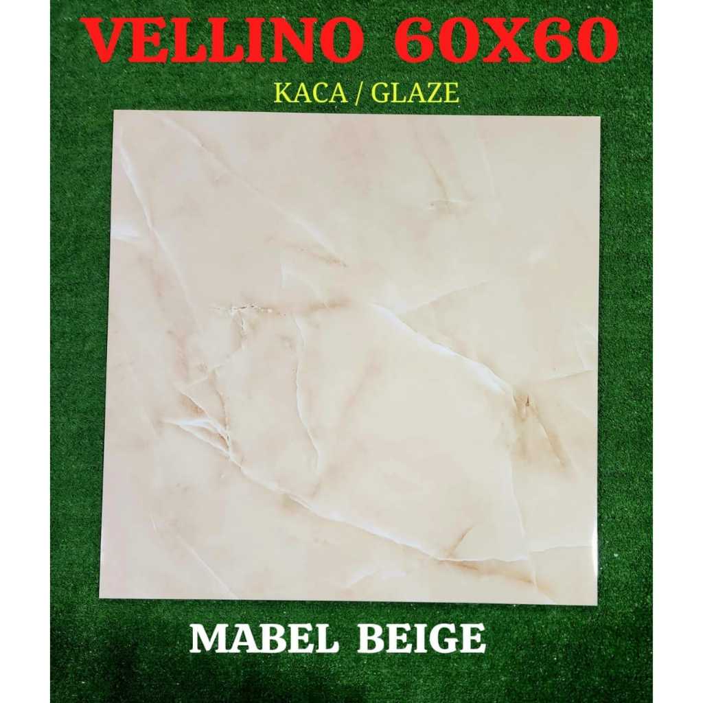 granit glaze vellino mabel beige 60x60 kilat medan