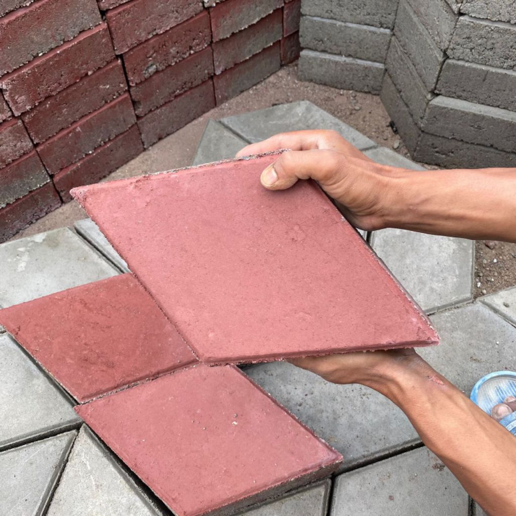 Paving Block, Paving Block Wajik, Paving Block 3D, Paving Block Merah