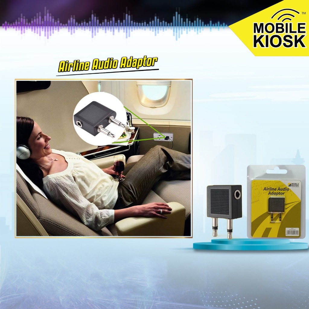 Mobile Kiosk Airline Audio Adaptor