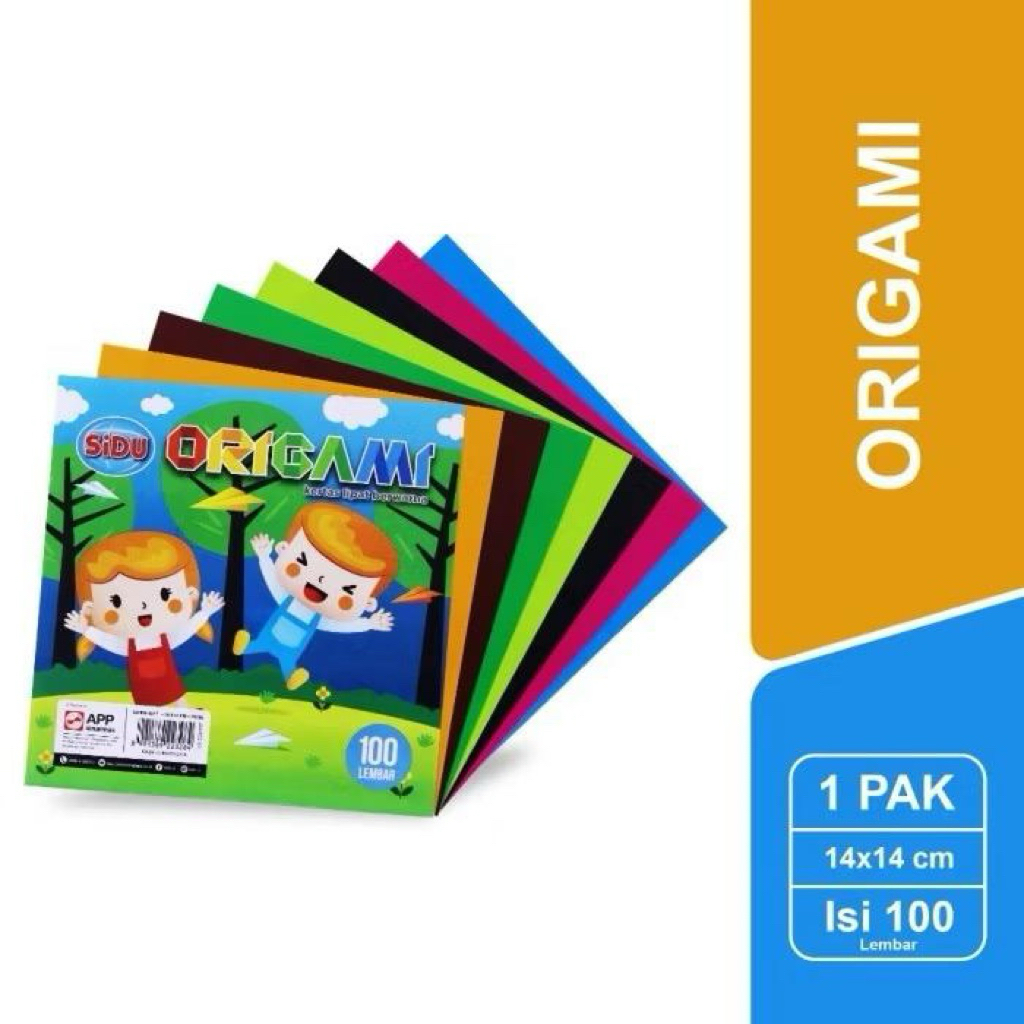 

Kertas Lipat Origami Sinar Dunia SIDU 14 x 14 100 Lembar