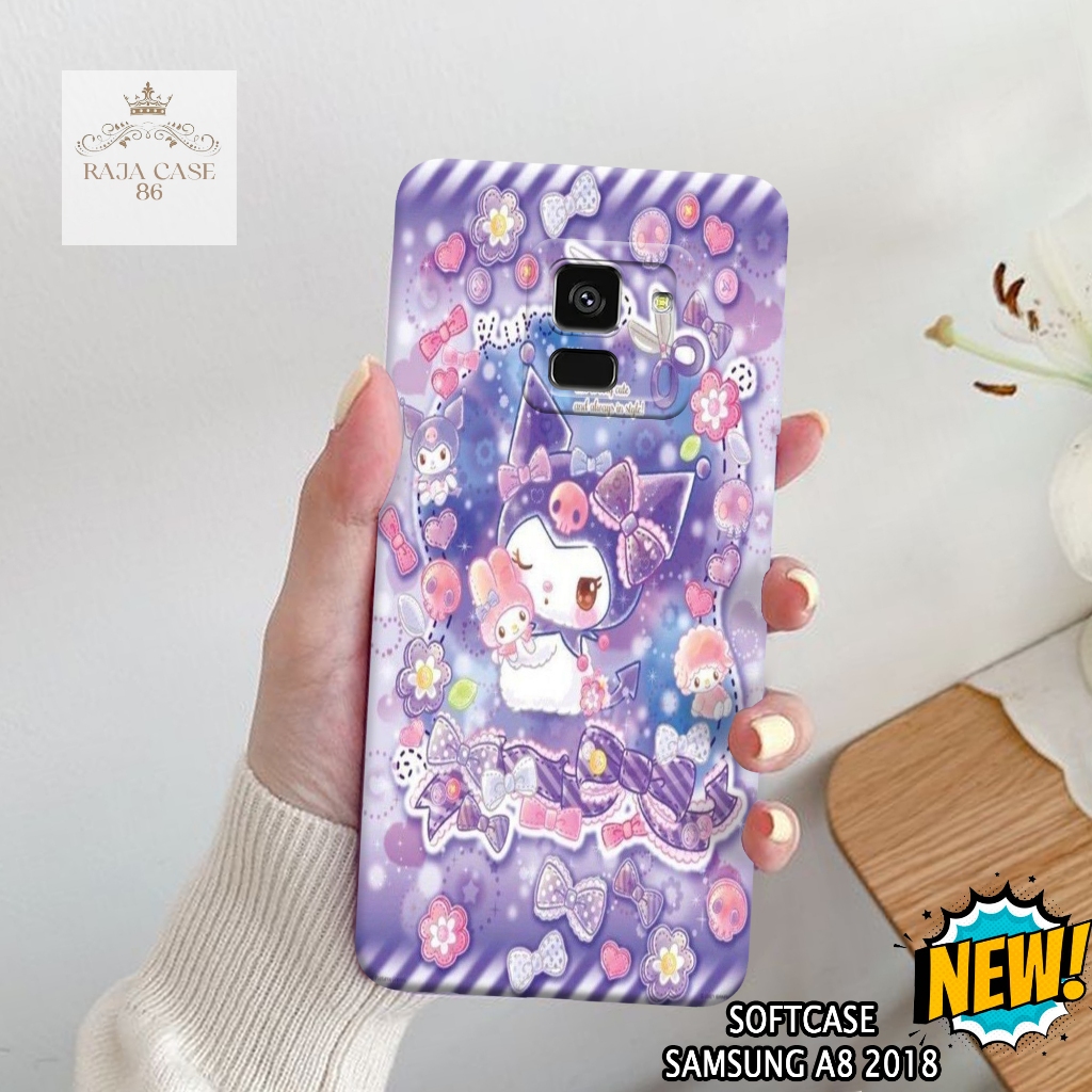 Case Samsung A8 2018 - Rajacase - casing Samsung A8 2018 - Motif case Lucu - Pelindung handphone - S