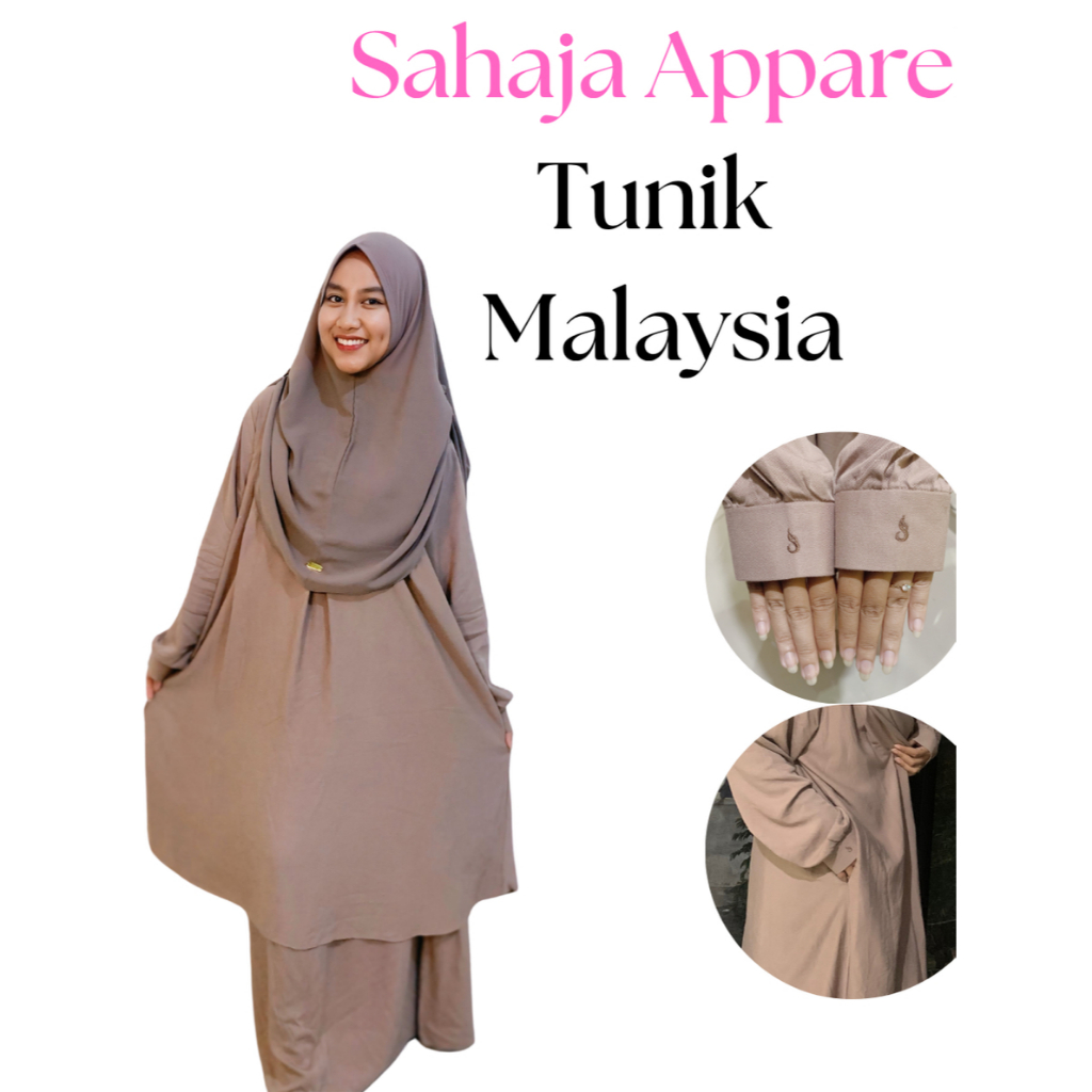 One Set Tunik Malaysia Sahaja Apparel