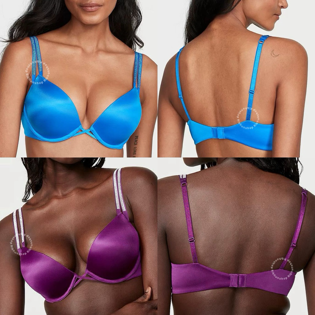 Victoria Secret Original Bombshell Bra Push Up Tebal Size 32B 32D 34B 34C 36B 36C 11230633