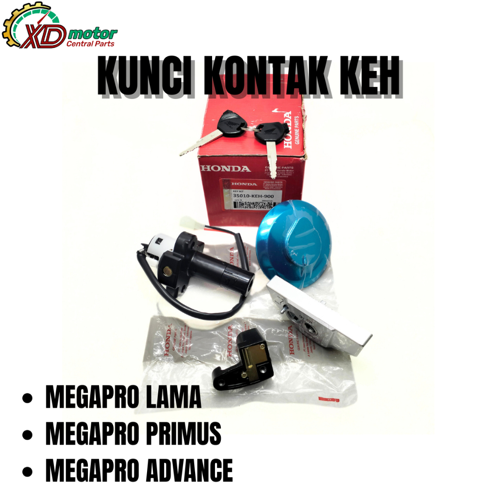 KUNCI KONTAK SET KEH HONDA MEGAPRO LAMA MEGAPRO PRIMUS MEGAPRO ADVANCE