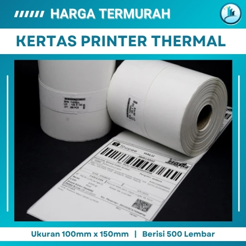 

Kertas Printer Thermal 100mm x 150mm Kertas Thermal 100 x 150 Kertas Stiker Thermal 100 x 150