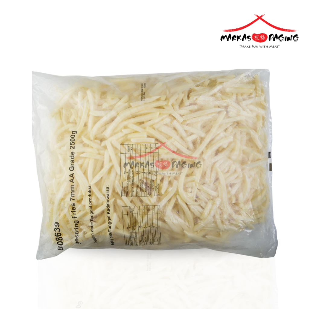 

Kentang Goreng Shoestring 2.5 Kg Premium / Polos Murah - Markasdaging