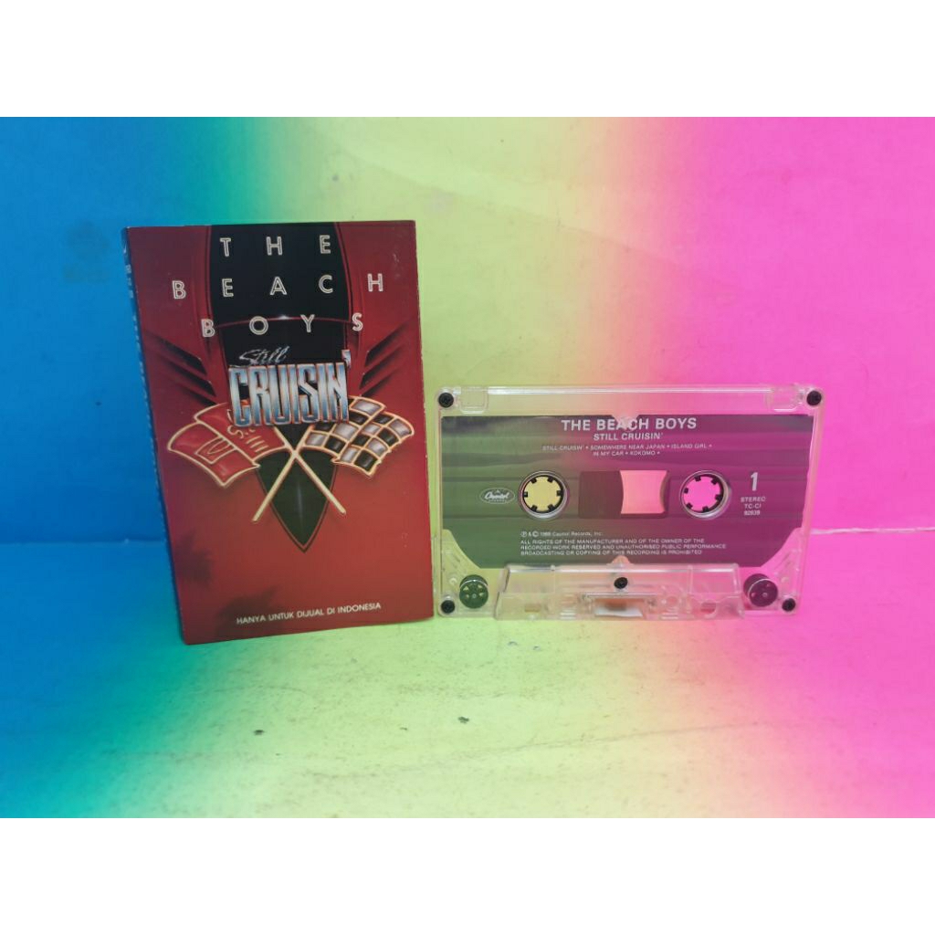 Kaset THE BEACH BOYS still cruisin'  BAGUS mulus MAXELL