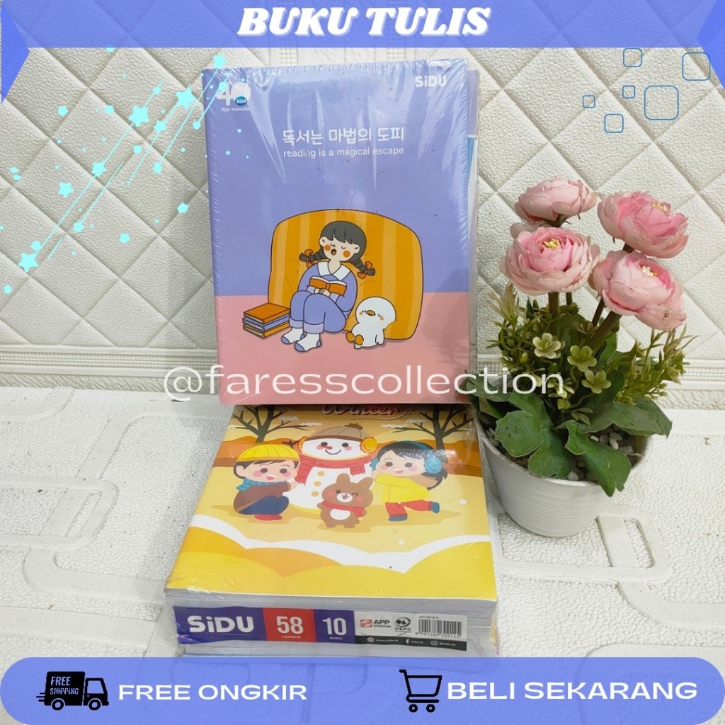 

FARESS COLLECTION, Buku tulis SIDU 58, 38, 32 Buku MATEMATIKA