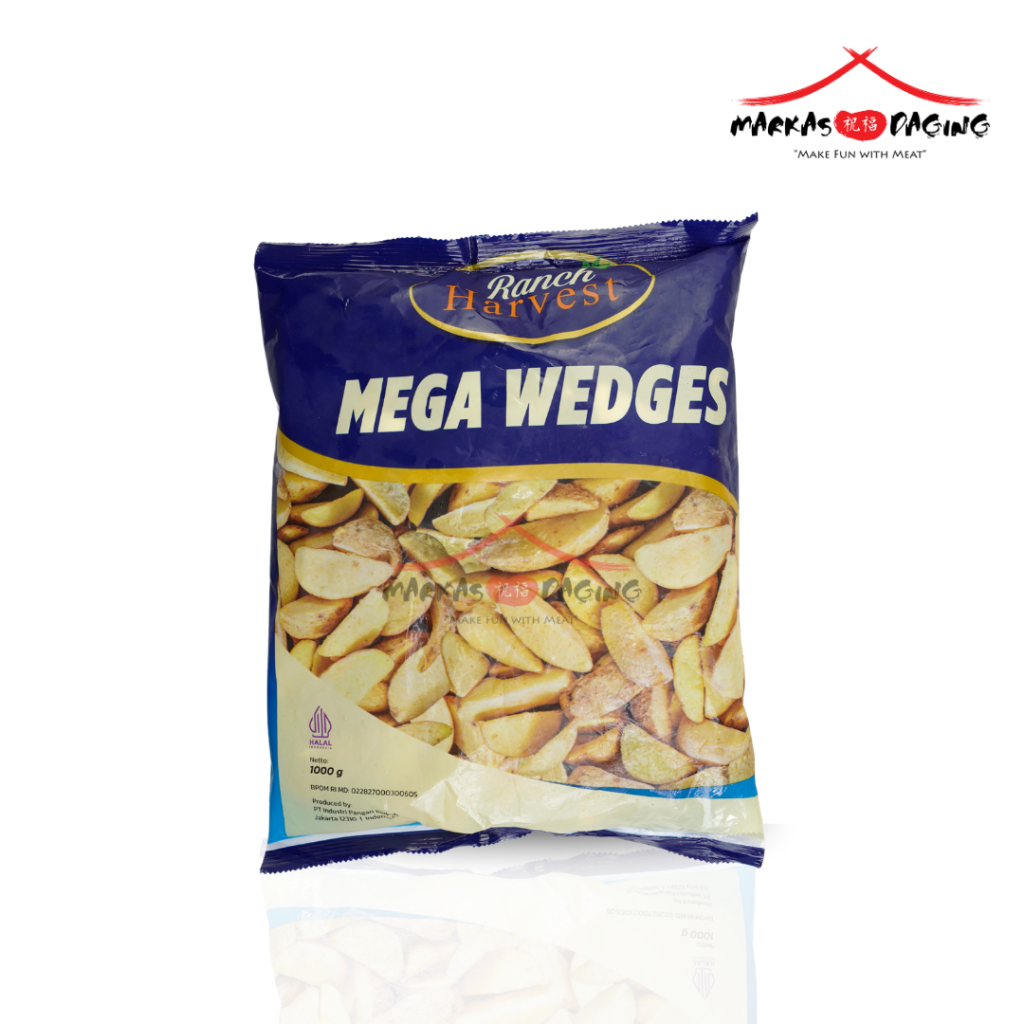 

Wedges Kentang Potato Wedges 1 Kg - Markasdaging