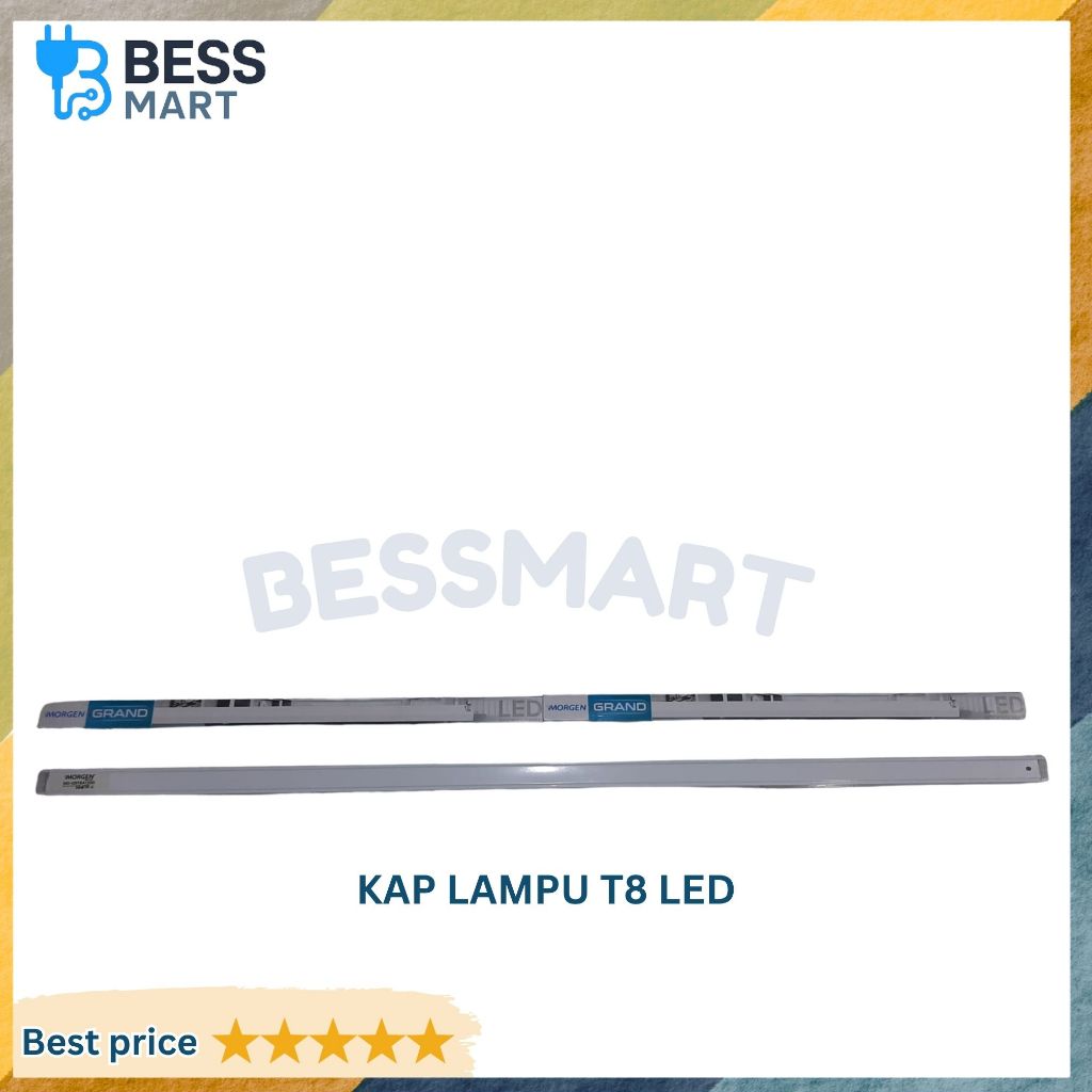 Kap Lampu T8 LED MORGEN 18 Watt
