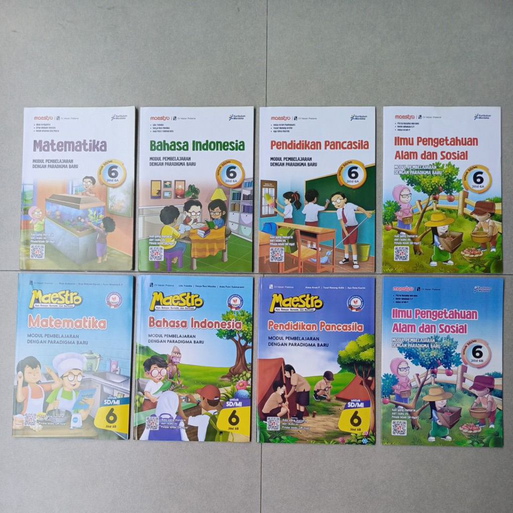 LKS MAESTRO SD Kelas 6 (semester 1 & 2). kurikulum merdeka