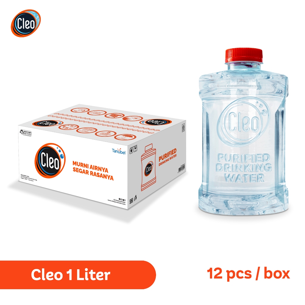 

Cleo Air Murni Botol 1L + Cleo Air Murni 2 Galon 19L Refill