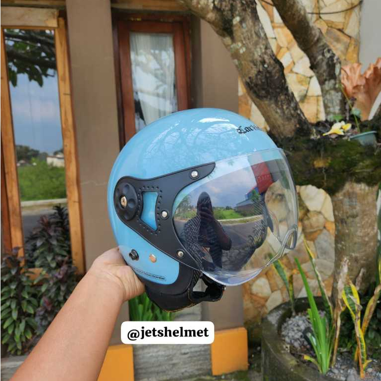 Helm CARKIDSS Anak Pilot Junior | Helm anak carkids bogo kaca pilot junior I Helm Anak Retro Kaca Pi
