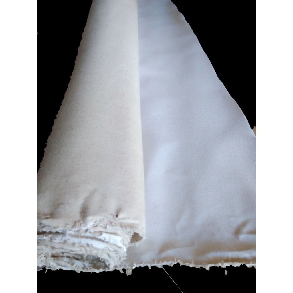 

Ready Kanvas Lukis Roll Semi Premium (Katun) UK 160cm x 300cm Siap Pakai