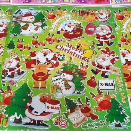 

Stiker Natal Merry Christmas
