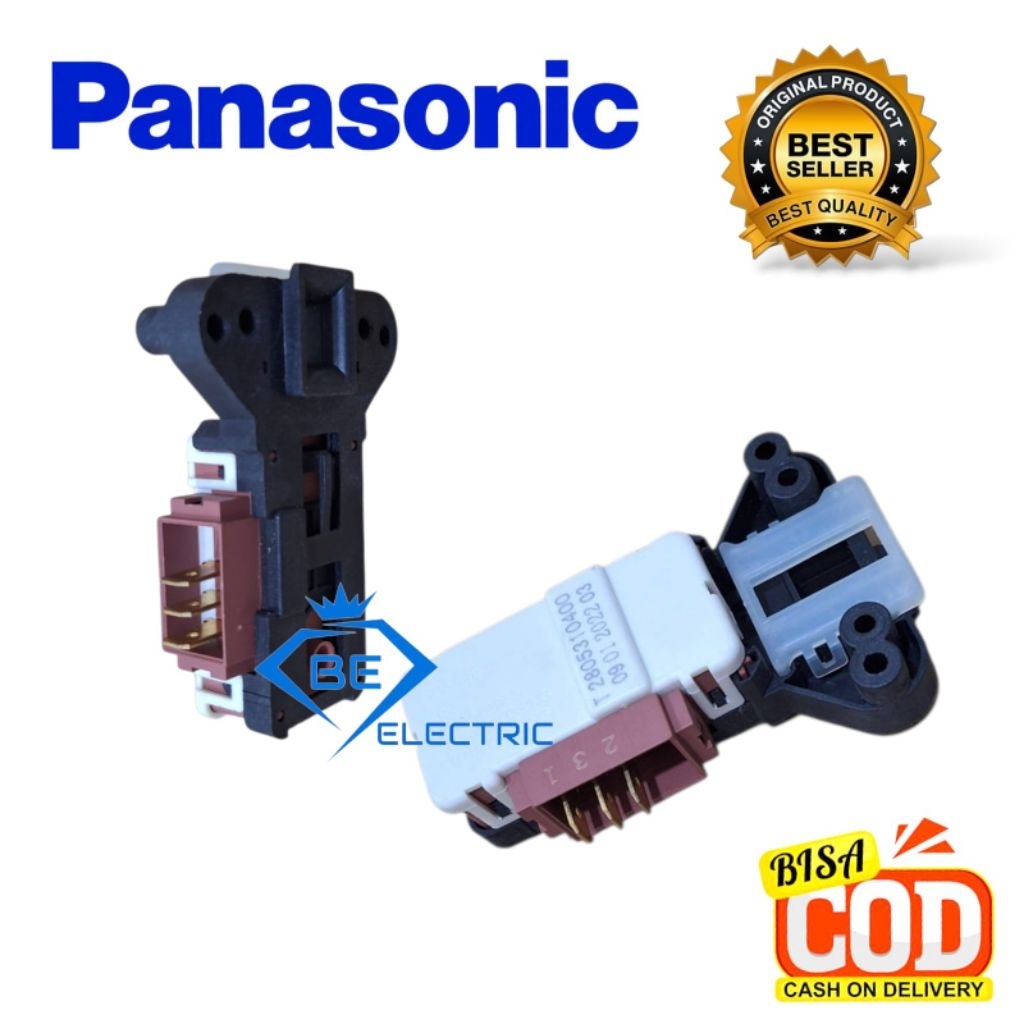 NA-127VE5 DOOR LOCK SWITCH PINTU MESIN CUCI PANASONIC FRONT LOADING NA-127VE5 -  DL PANASONIC