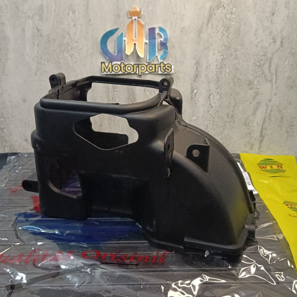 WIN COVER MESIN BEAT KARBU SCOOPY KARBU SPACY KARBU SHROUD INLET EXHAUST MERK WIN termurah