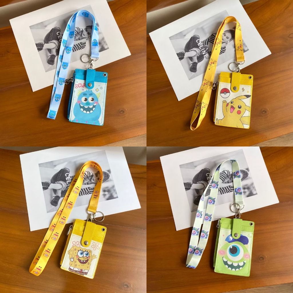 

Id Card Lanyard Tempat Kartu Tali Karakter Disney Lotso Buzz Ghibli Totoro Mickey Unik Lucu Gift Hadiah Kado