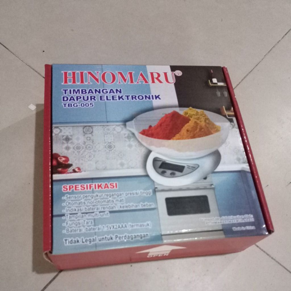 hinomaru timbangan dapur