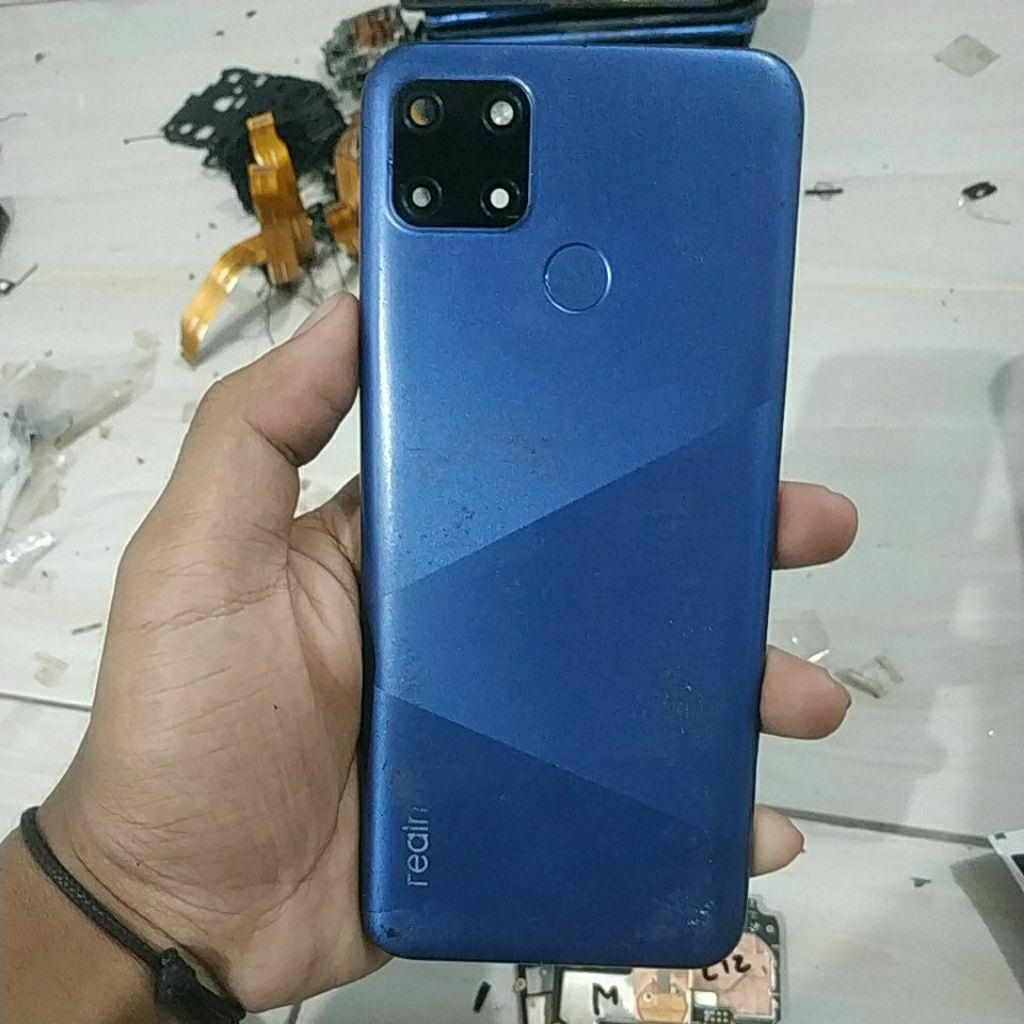 backdoor set fingerprint bekas realme c12 kurang tombol fisik sesuai gambar