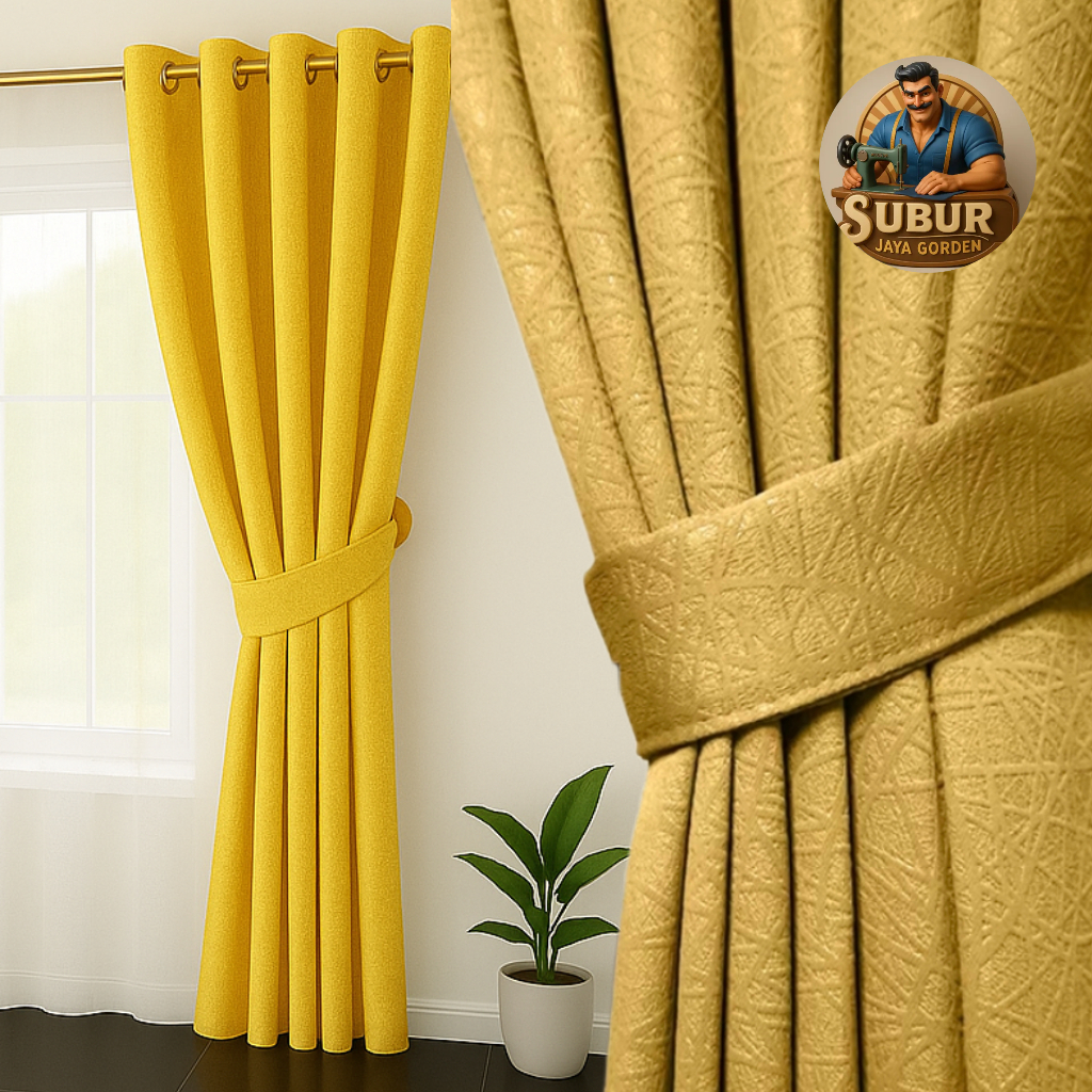 Gorden Blackout Polos Doft Premium Original Import/Hordeng Minimalis Super Duper Tebal Dan Mewah