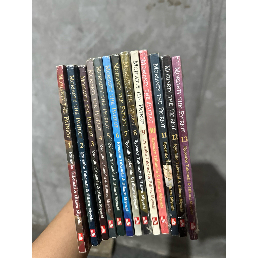 komik set moriarty the patriot 1-13