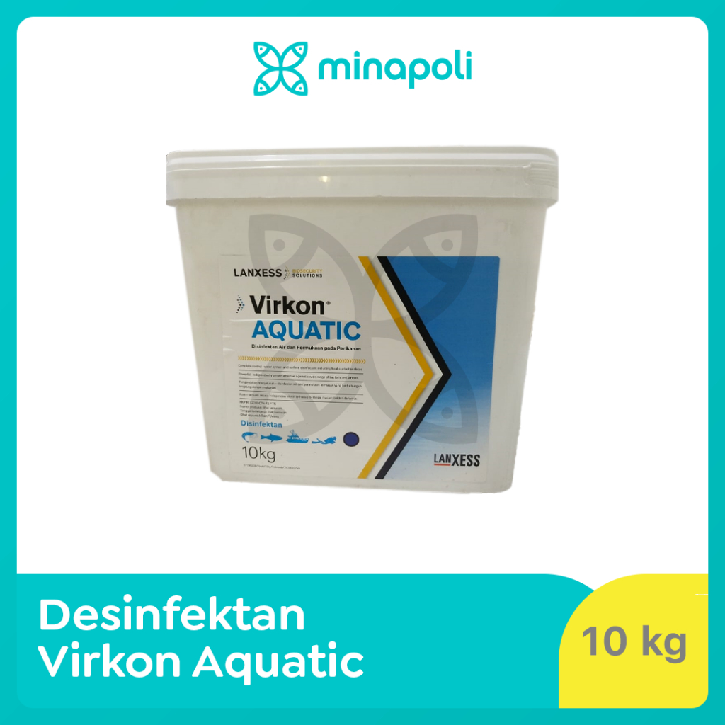 Desinfektan Virkon Aquatic kemasan 10 kg