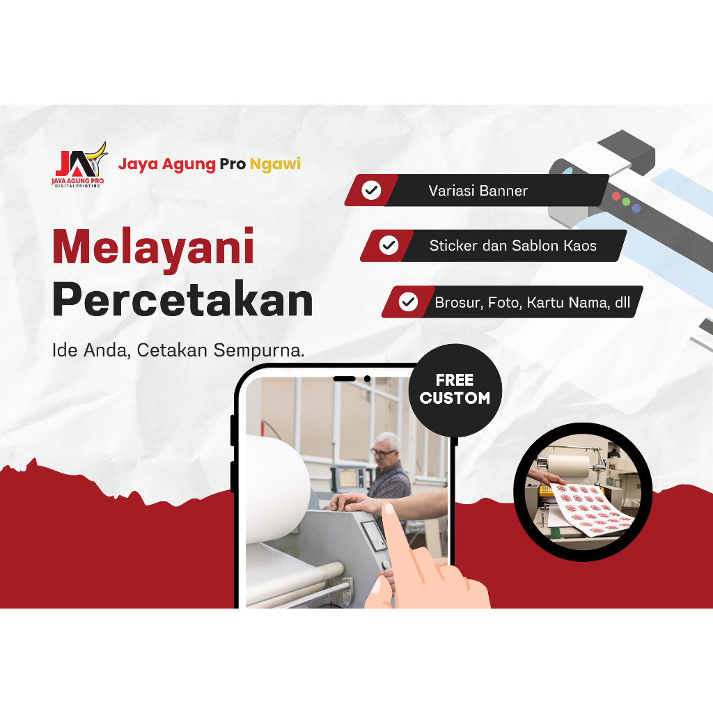 

Cetak Custom Brosur Jenis Kertas Art Paper Dan Art Carton