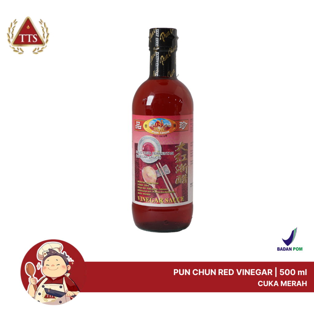 

Pun Chun Red Vinegar 500ml - Cuka Merah / Vinegar sauce