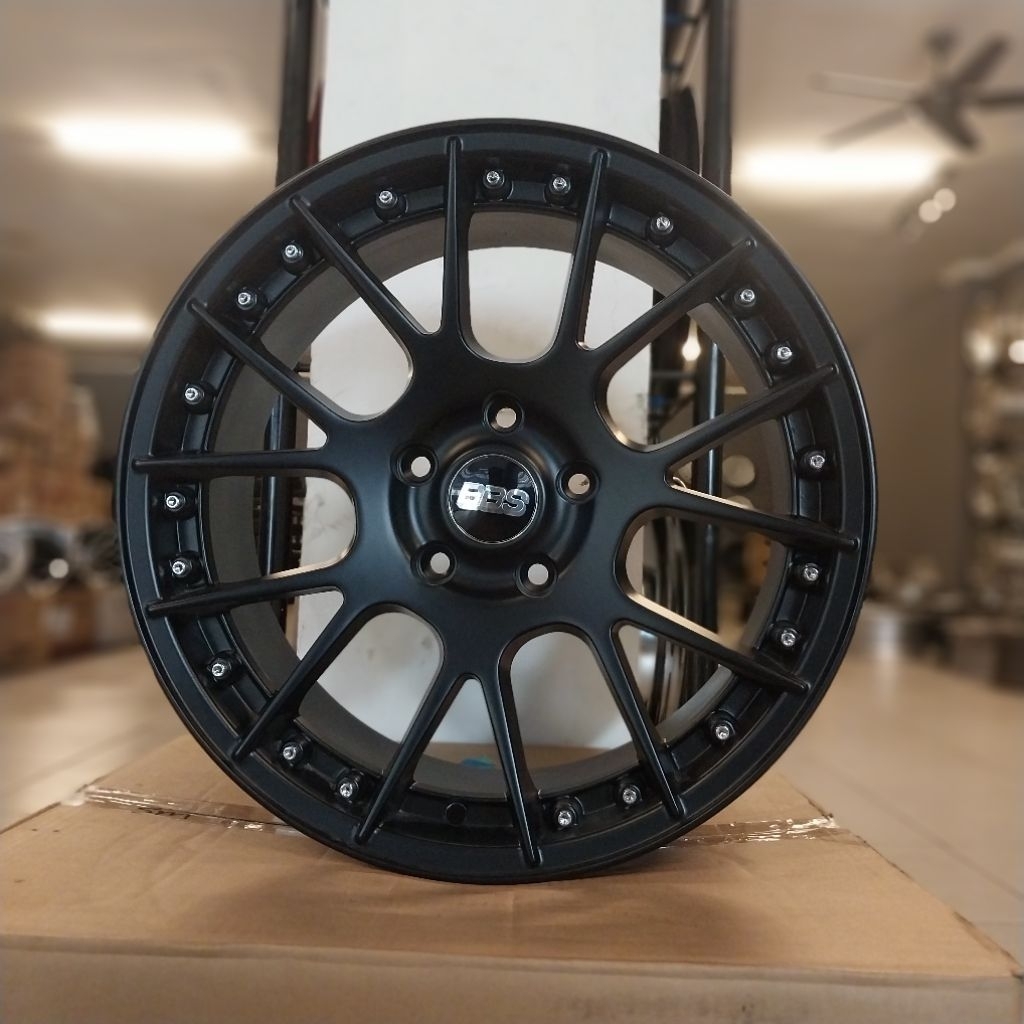 Velg Mobil BBS Wheels Ring 17,H5x114,3 Lebar 7.5 ET 40 Satin Black
