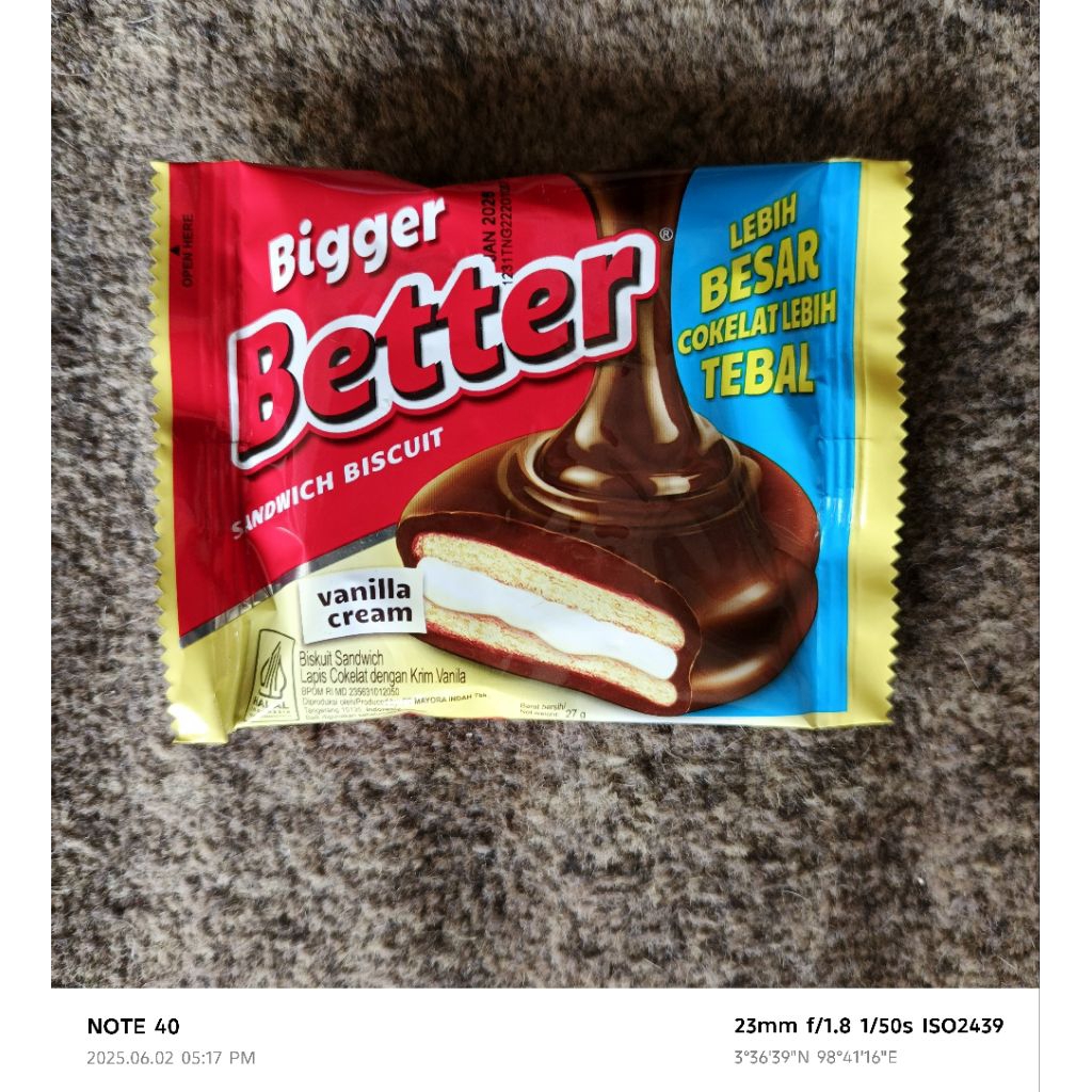 

BETTER ~ SANDWICH BISCUIT 27GR