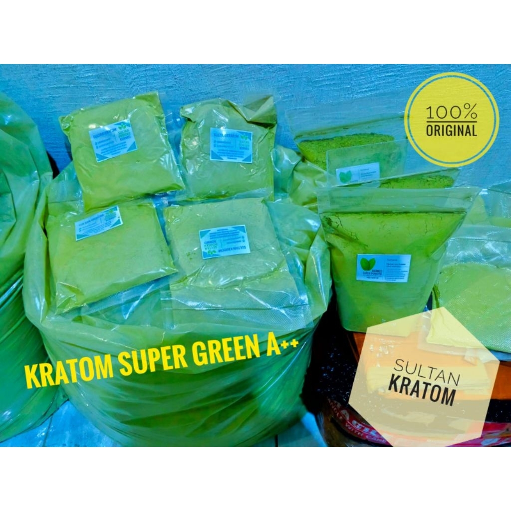 

teh hijau super halus asli kalimanatan penambah stamina