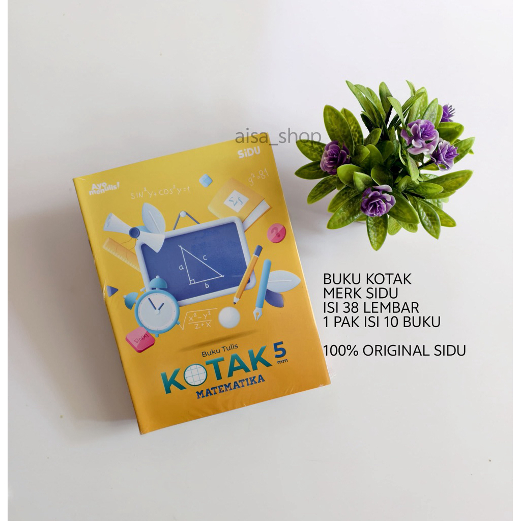 

Buku Kotak SIDU 38 Lembar (1Pack isi 10)