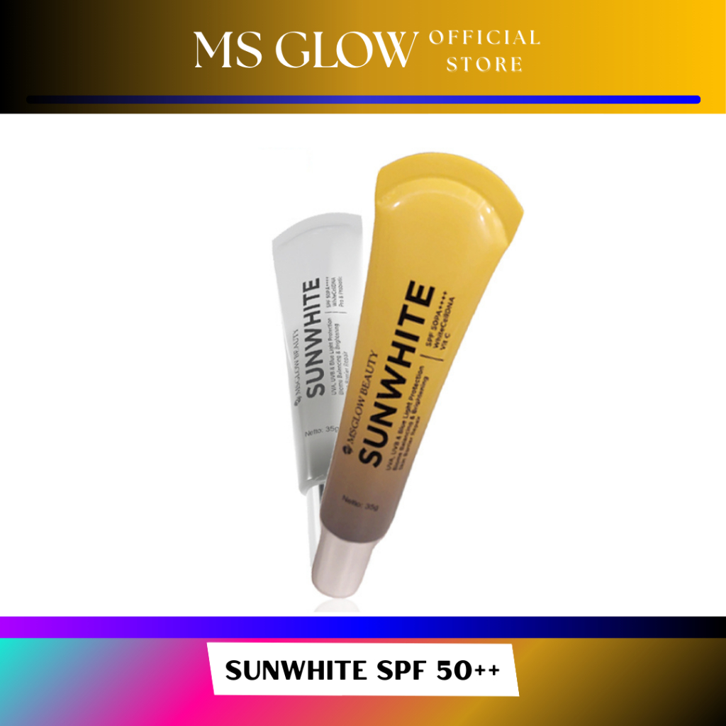 MS GLOW SUNWHITE Brightening SPF 50 PA+++ SUNSCREEN
